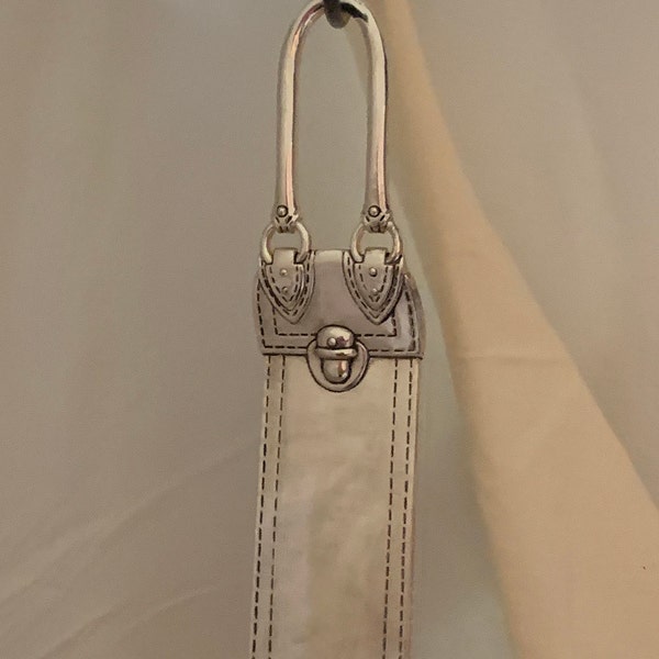 1990's Hallmarked Neiman Marcus Silver Plate Handbag Purse Cake/Pie Server