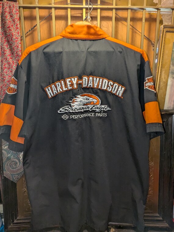 Vintage, Harley Davidson, Screamin Eagle, Button Up, Company