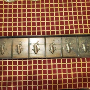 1900&#39;s Industrial Cottage - Camp - Cabin - Chocolatiers Fish Shaping Mold For Candy Chocolate - Christmas Or Fathers Day