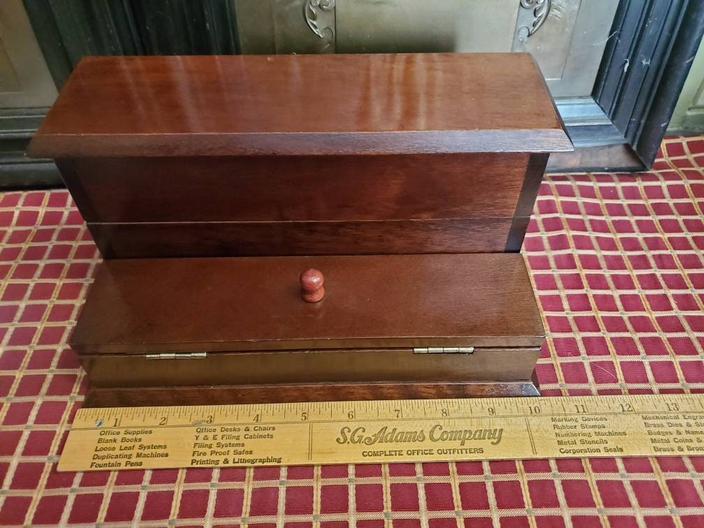 Vintage Bombay Company Desk Accessory Stamp Storage 2 Etsy