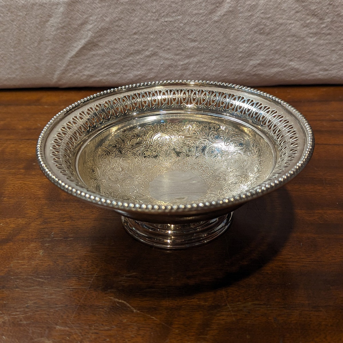 Vintage, Barker Ellis, English, Silverplate, Bon Bon Dish