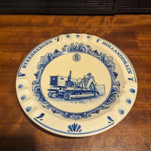 Vintage, Delfts Holland, Steenbergen, Holanddrain, Ashtray,