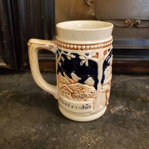 Vintage, German, Stein Daistesschon, 3 7/8&quot; Tall, 3 1/4&quot; Wide
