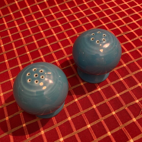 Fiestaware Salt and Pepper Shakers Etsy