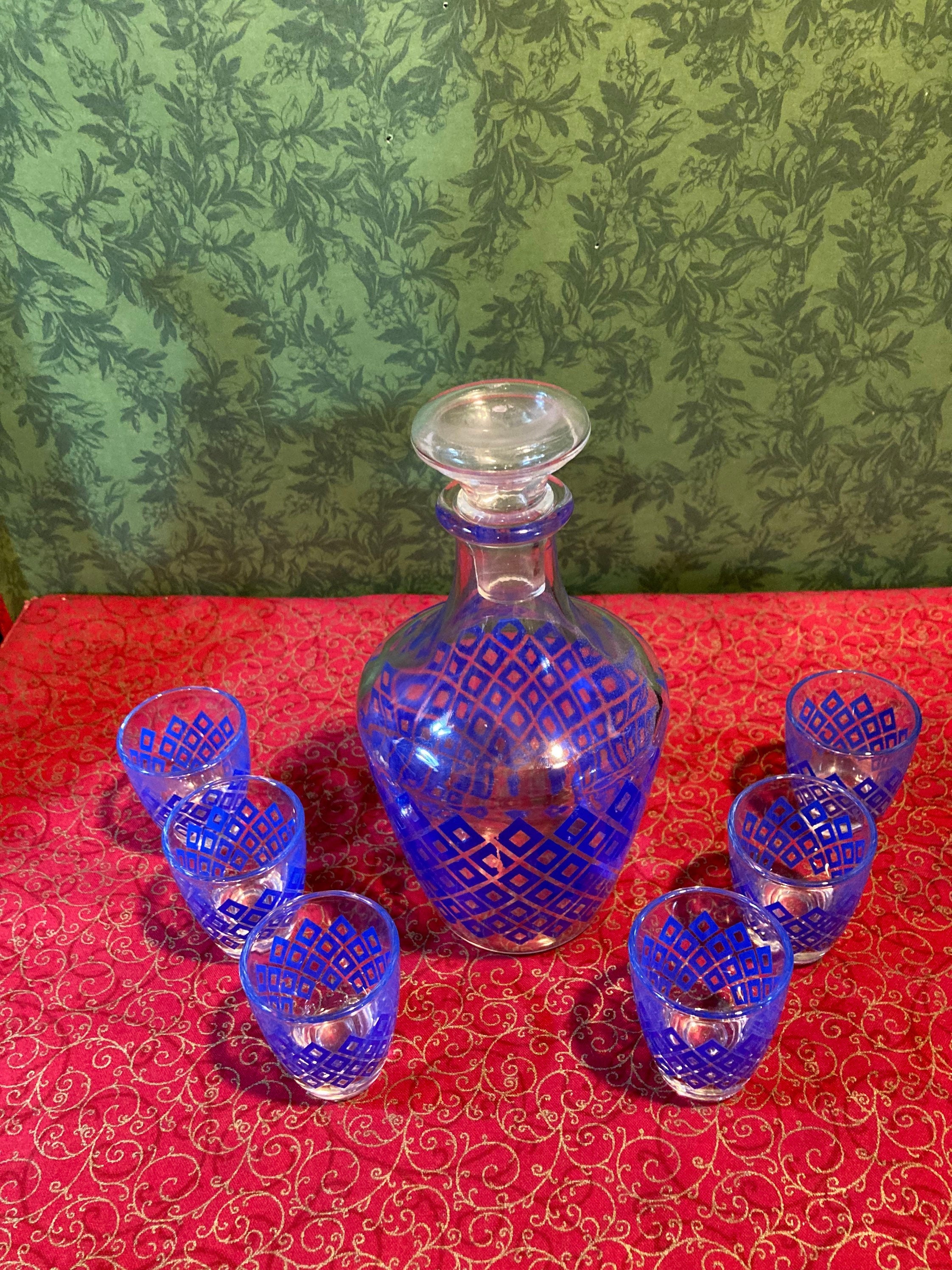 Vintage Lummareverrerie Brandy Decanter With Stopper and Etsy