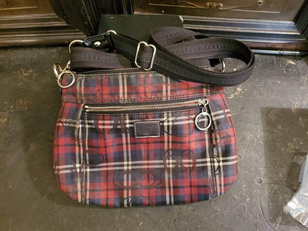 Plaid Coach Purse - Etsy