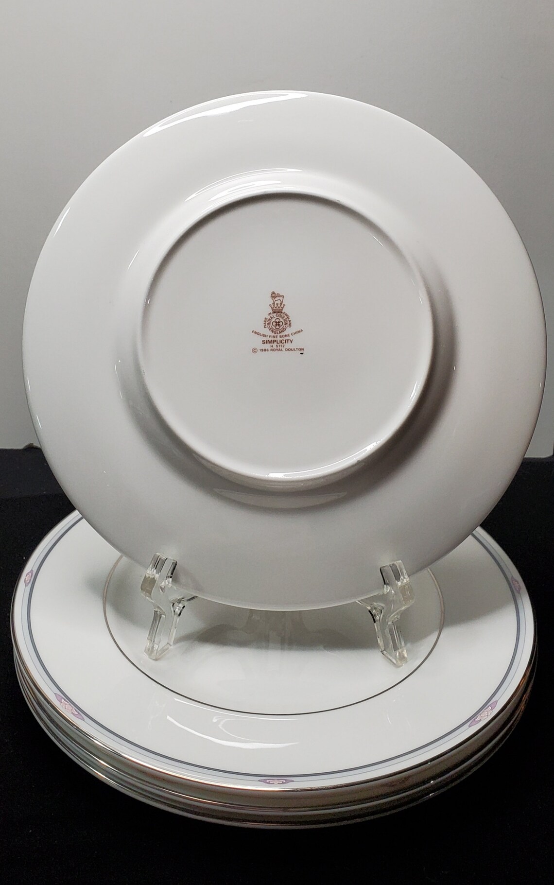 4 Vintage 1986 Simplicity ROYAL DOULTON Salad Plates 8 Etsy