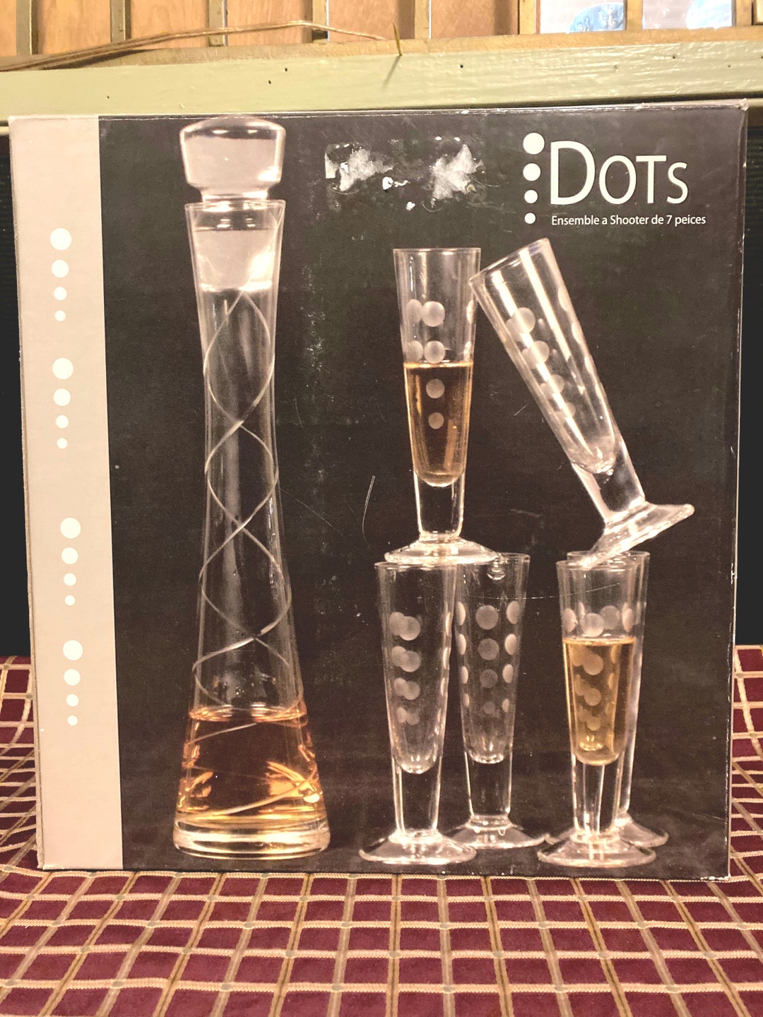 Vintage Home Essentials - the Dot Collection - 7 Piece Blown Glass ...