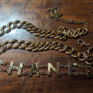 Chanel Pre-Owned 1995 CC chain-link belt