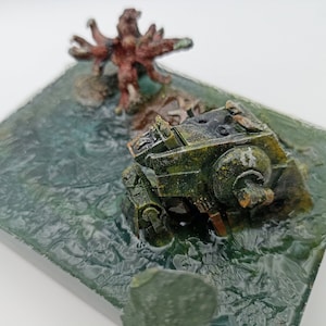 AT-ST Star Wars, in epoxy resin! Water simulation