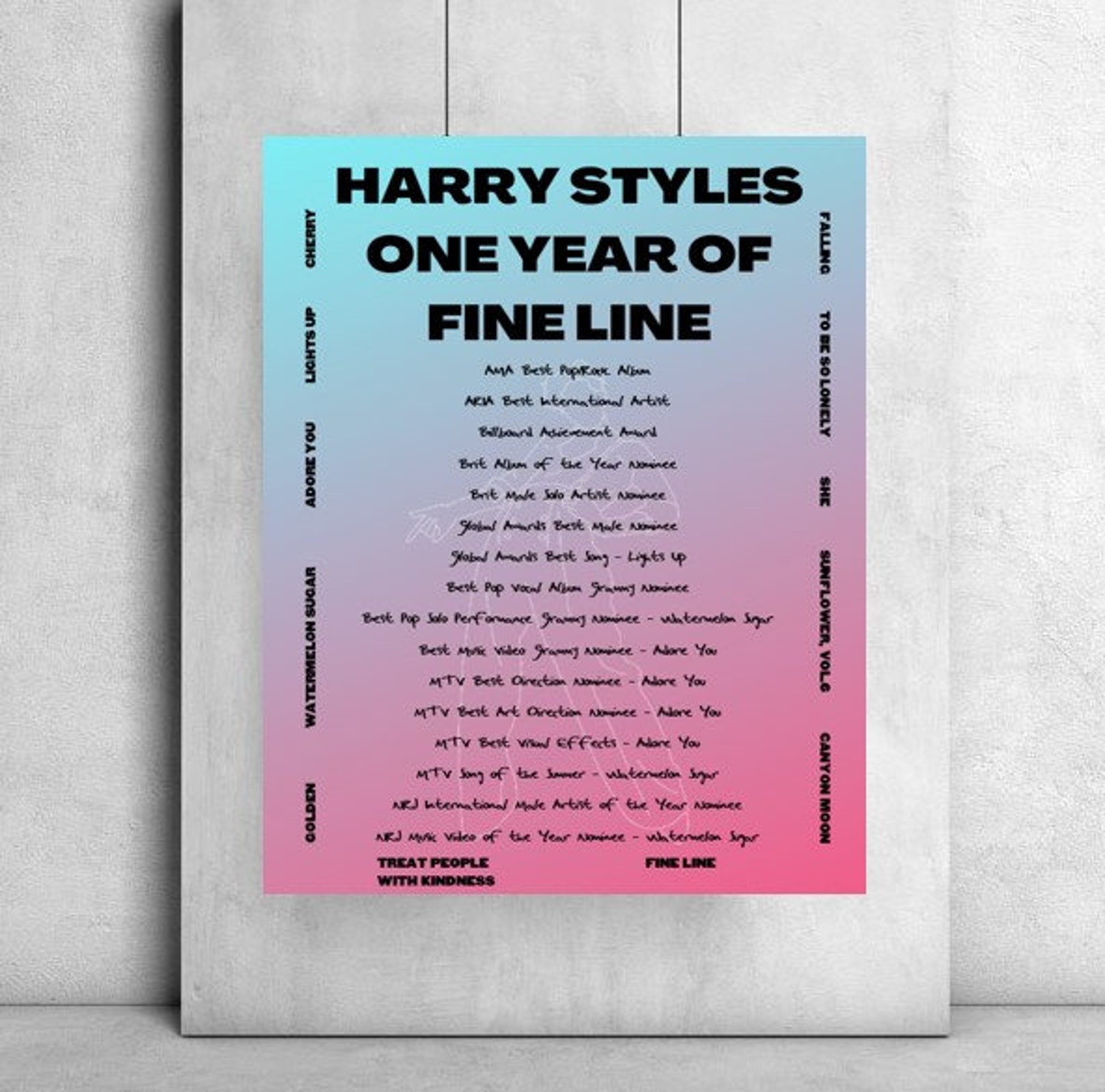 Harry Styles Fine Line 1 Year