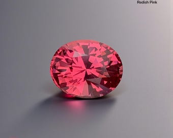 Natural Malaya Garnet 2.85 ct Oval Pink Jewelry Gemstone Gfco Certified Earthmined