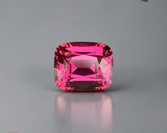 Natural Malaya Garnet 2.75ct Cushion Pink Jewelry Gemstone Gfco Swiss Certified Tanzania