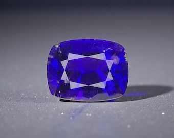 Hackmanita natural de 1,92 ct, piedra preciosa de colección en forma de cojín, Afganistán, cambio de color: violeta/morado/púrpura