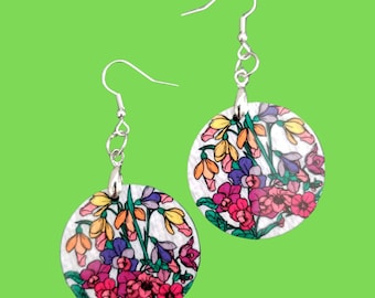 Secret Penis Flower Earrings