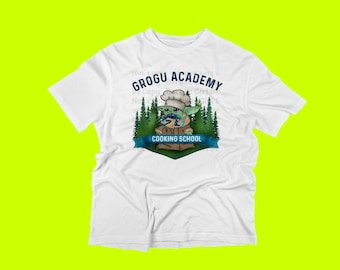Adult T-Shirt Grogu Academy Cooking School