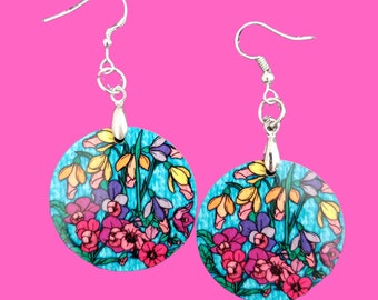 Secret Penis Flower Earrings