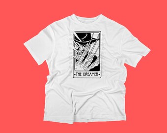 Adult T-Shirt Scary Tarot Cards "The Dreamer"