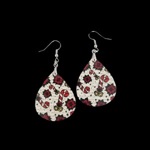 Adult Earrings with Festive Naughty Design