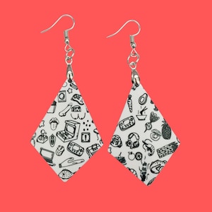 Secret Naughty Doodles Earrings