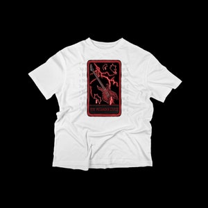 T-shirt voor volwassenen ST geïnspireerd tarotkaartontwerp "The Misunderstood"