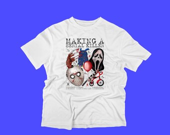 Adult T-Shirt "Making A Serial Killer"