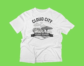 Adult Cloud City Flight School T-Shirt