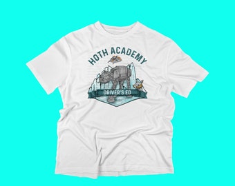 Adult T-Shirt "Hoth Academy Drivers Ed"