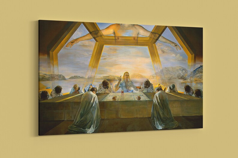 Salvador Dali The Sacrament of the Last Supper 1955 Etsy Salvador Dali The Sacrament of the Last Supper 1955 Etsy