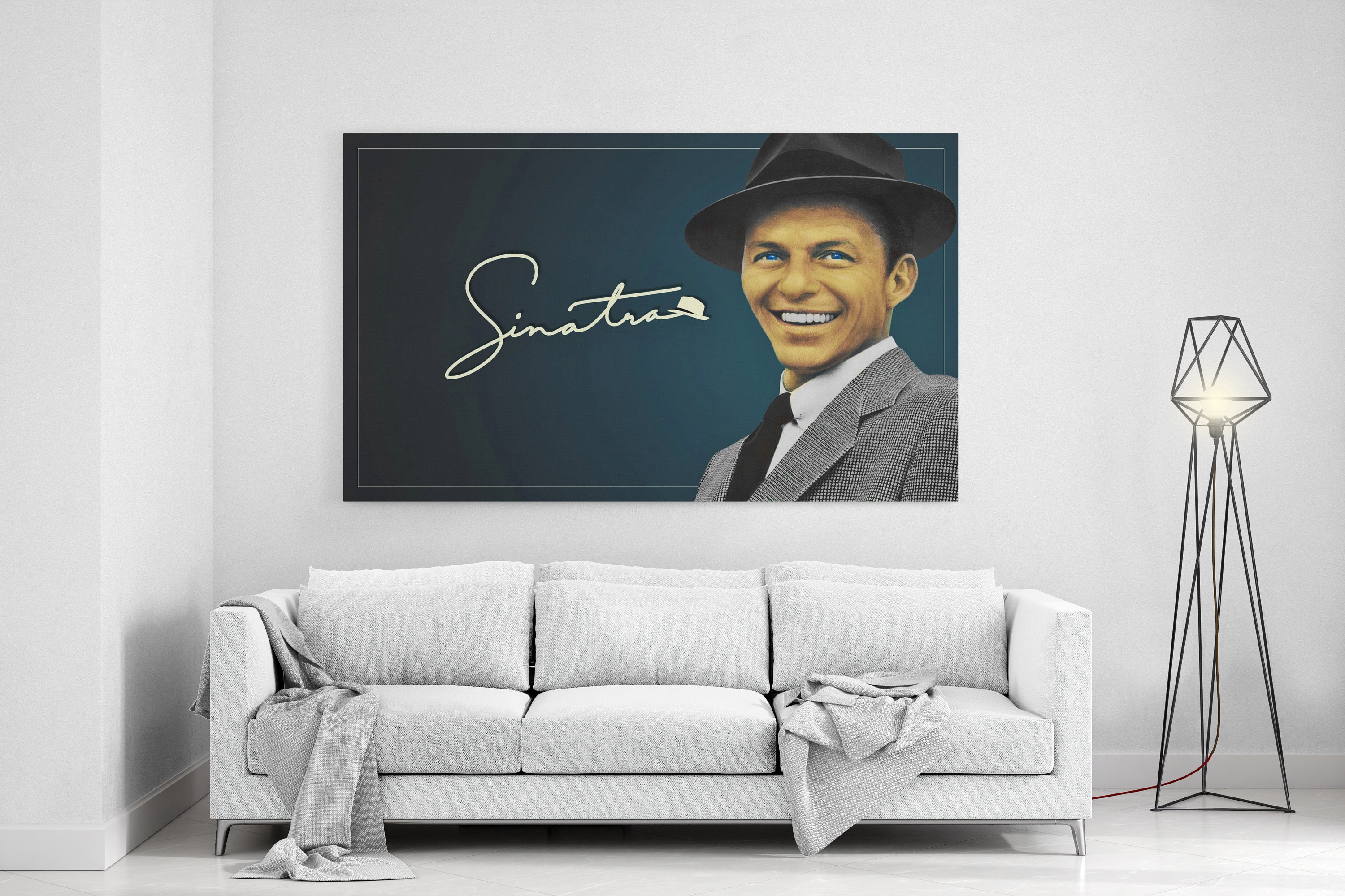 Frank Sinatra Canvas & Print Wall Art Framed Poster | Etsy