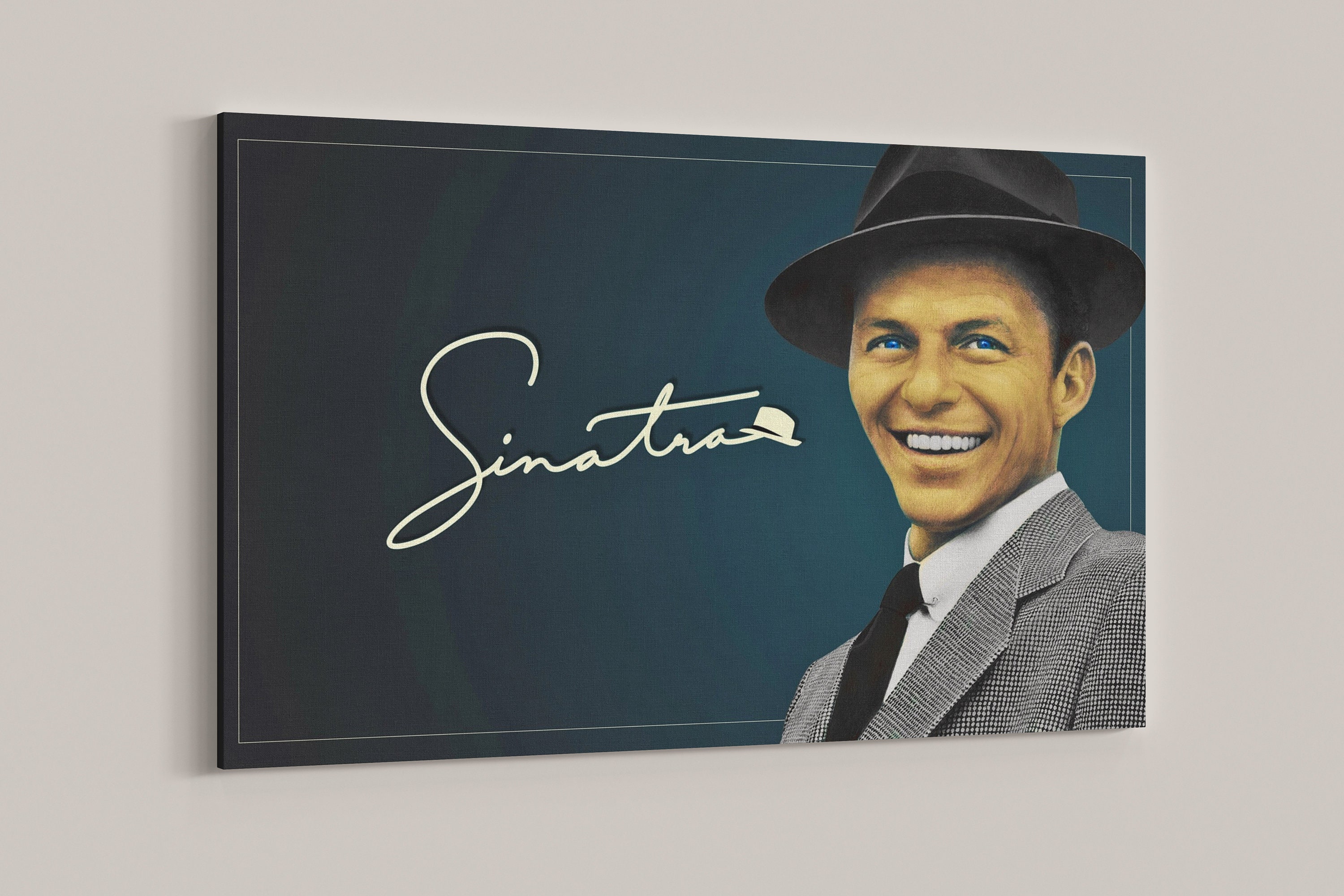Frank Sinatra Canvas & Print Wall Art Framed Poster Etsy
