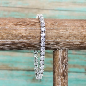 Silver Cubic Zirconia Bracelet