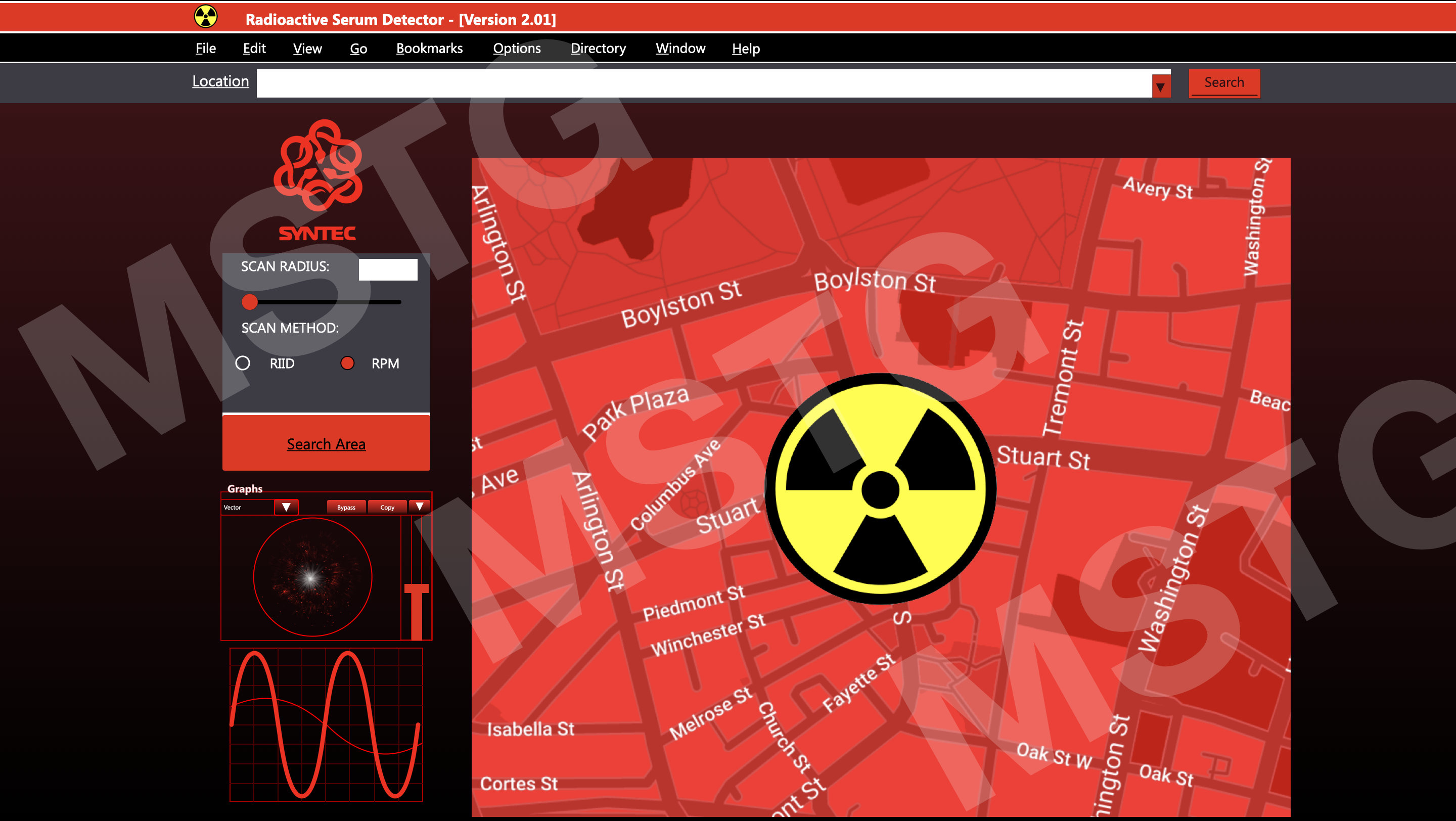 Custom RSD Radioactive Map Etsy