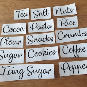 Personalised label | Pantry label | customised label | vinyl label