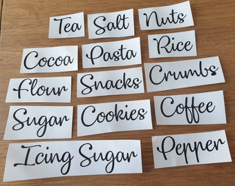Personalised label | Pantry label | customised label | vinyl label