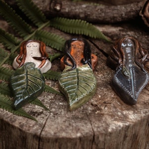 Ceramic Fertility Goddesses Small | Earth Mother Goddess, Venus, Pagan, Wiccan, Altar Statue, Clay Sculpture, Gaia, Manifestation Ceremonies