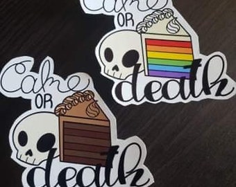 Tenacitee Girls Cake or Death Hooded Sweatshirt Tenacitee Girls Cake or Death Hooded Sweatshirt