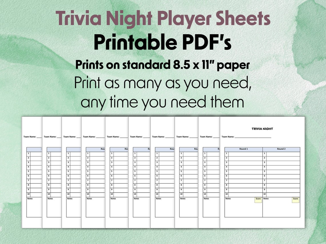 trivia-answer-sheet-printable-pdf-4-rounds-of-10-questions-etsy-australia