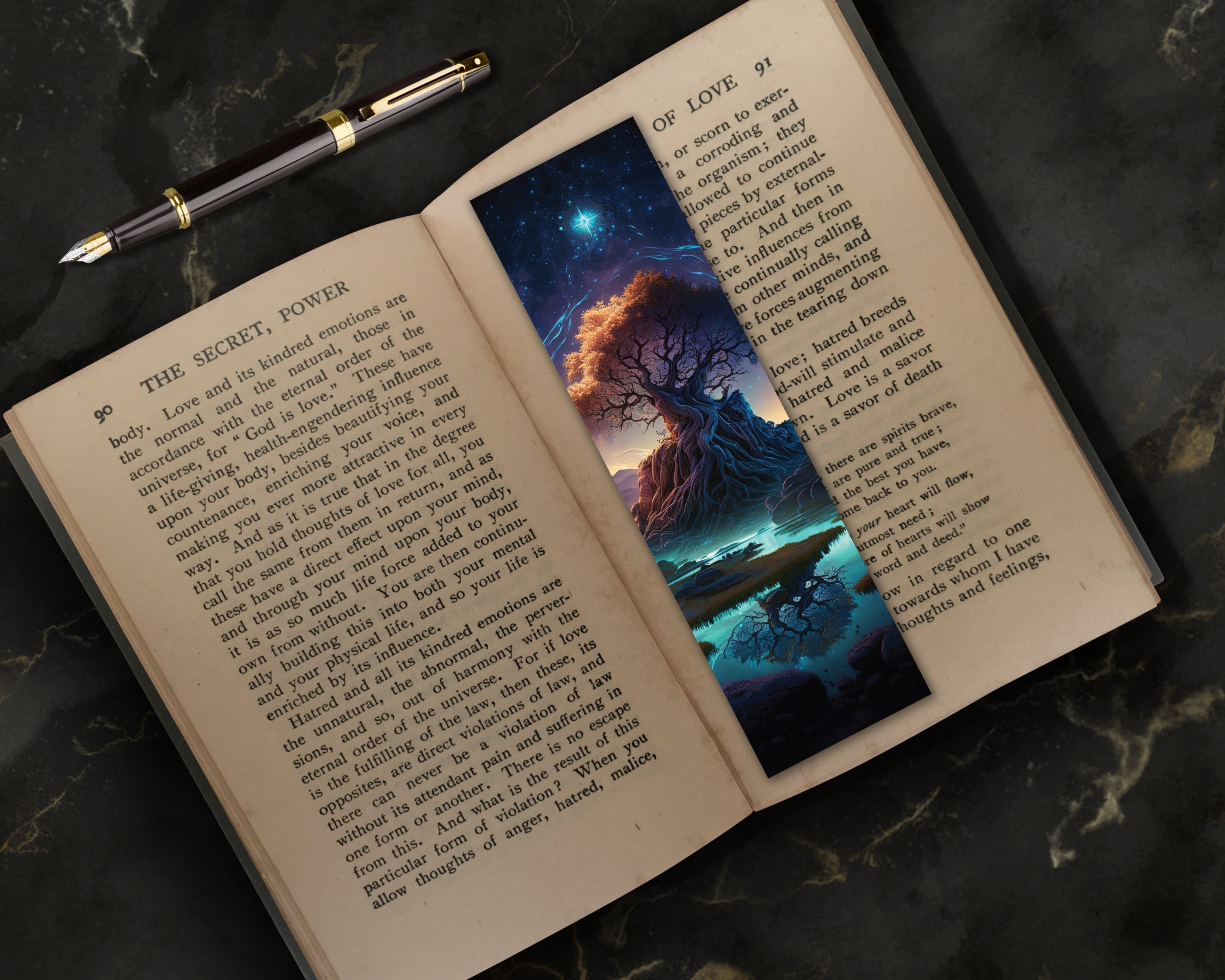 Tree of Life Bookmarks, Printable Bookmarks, Set of 5 Bookmarks ...