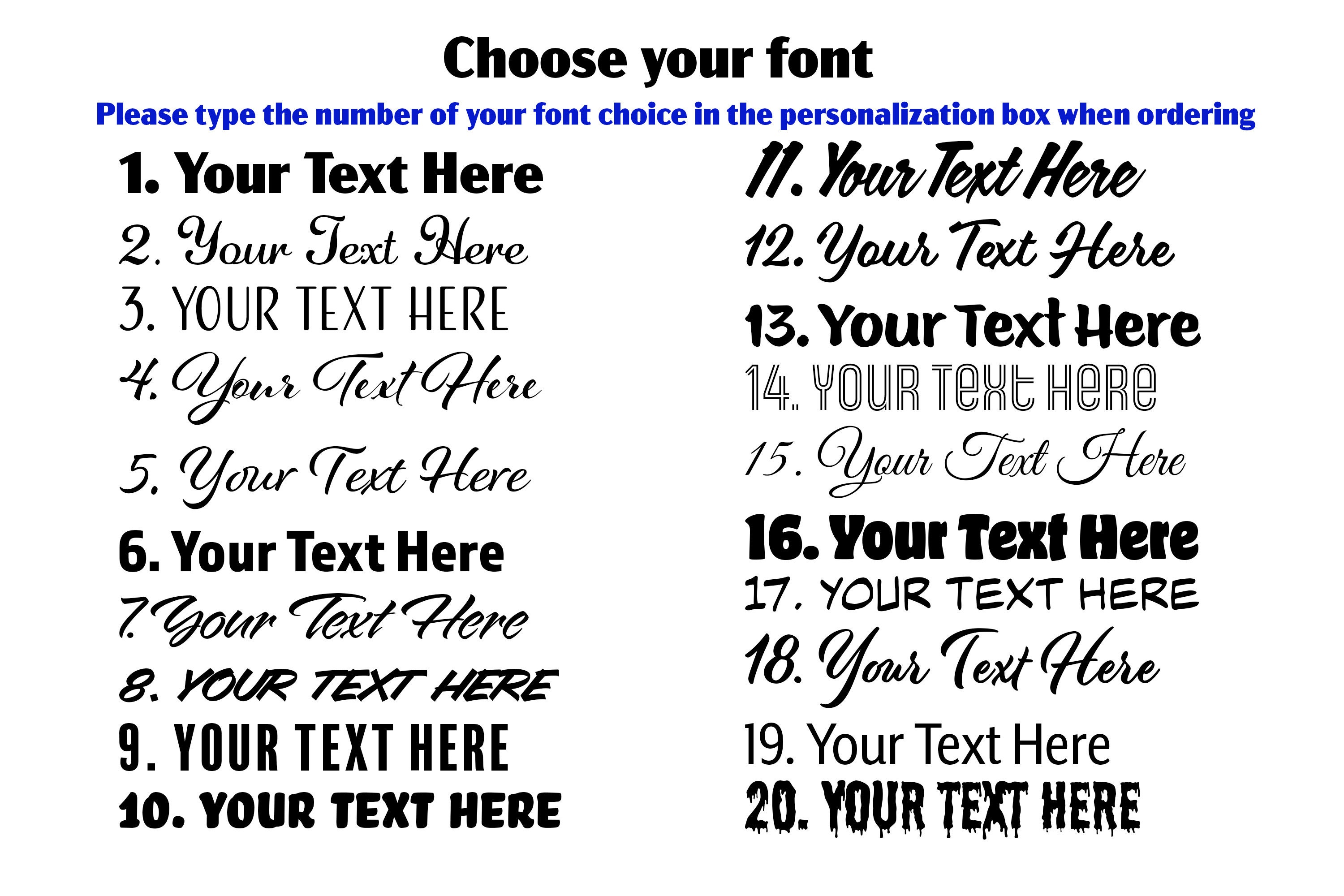 Custom Car Decal name decals commercial decals name Etsy