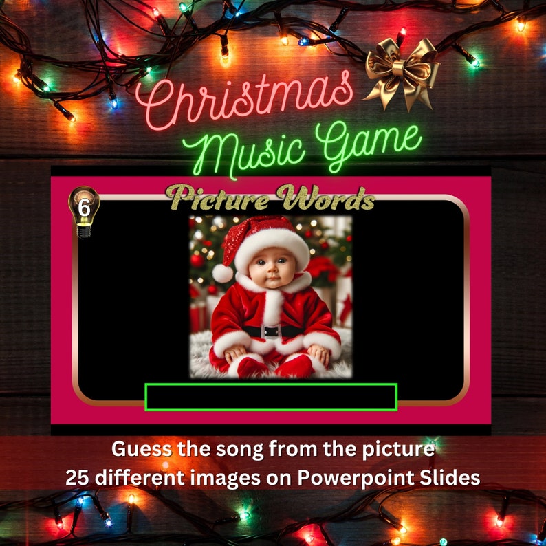Christmas Song Guessing Game Pictures 