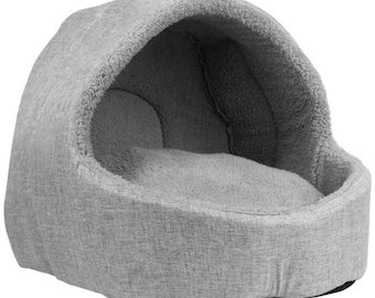 Soft Fleece Cat Igloo Bed