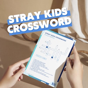 Stray Kids Game | K-Pop Crossword | Digital Download | Birthday // Present // Friend Gathering // K-Pop Party