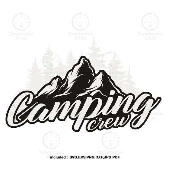 Camping Crew SVG Camping SVG Summer svg Camping Friends | Etsy