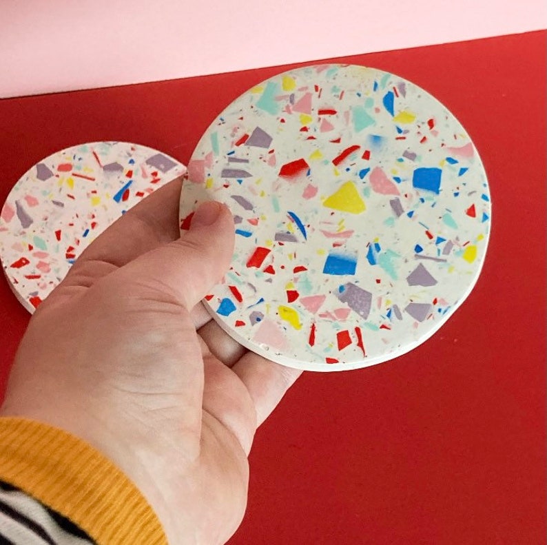 Terrazzo Coasters Etsy