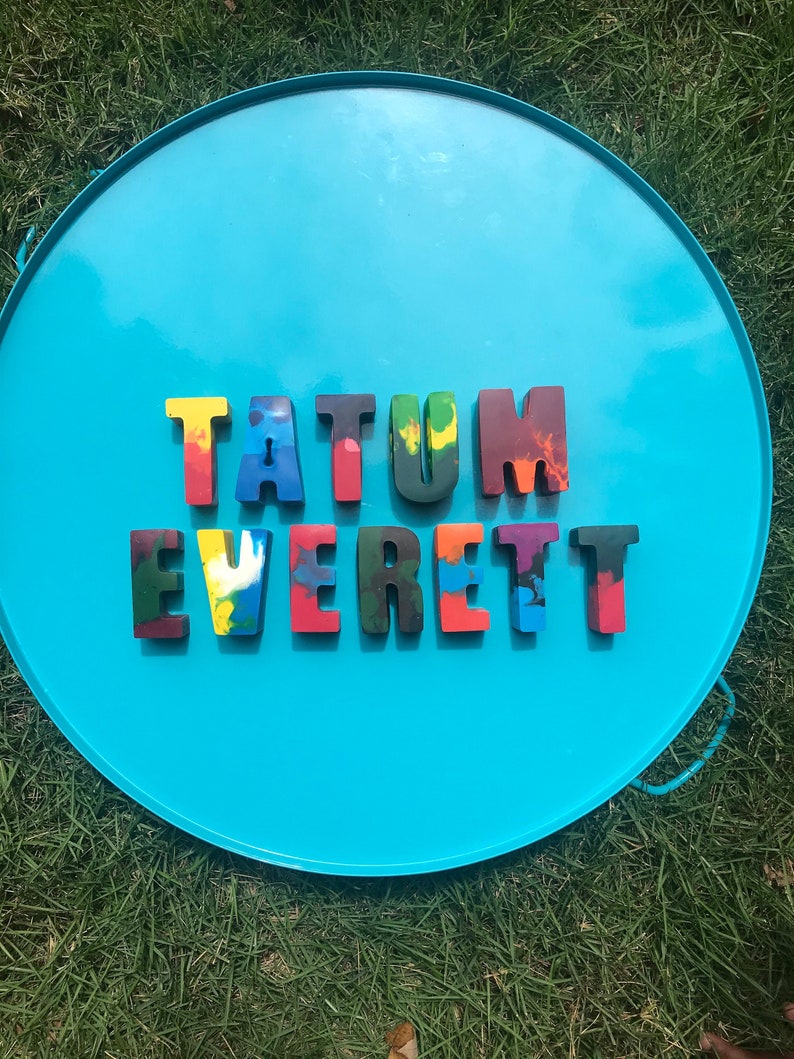Crayon Letters Creative gift Crayon Name Kids gifts Crayon Phrases Personalized Kids Gift