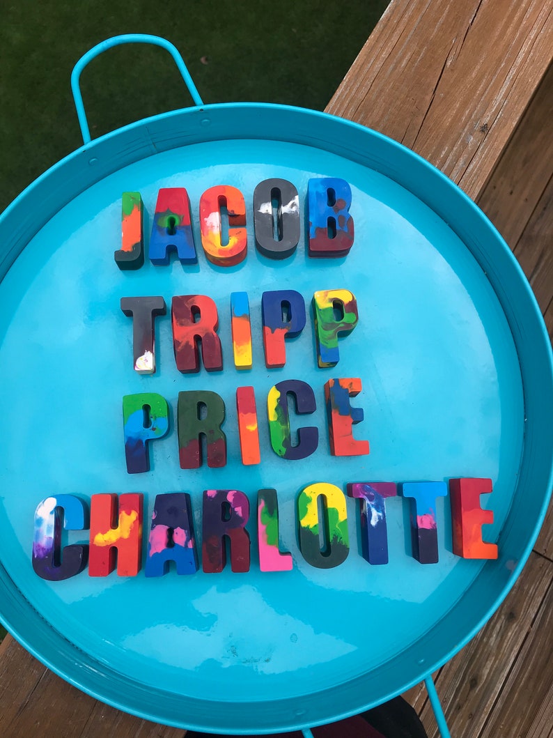 Crayon Letters Creative gift Crayon Name Kids gifts Crayon Phrases Personalized Kids Gift