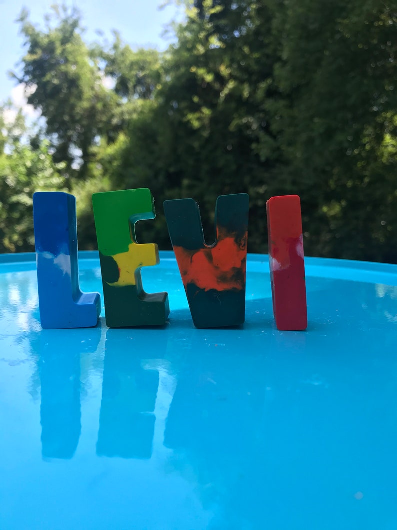 Crayon Letters Creative gift Crayon Name Kids gifts Crayon Phrases Personalized Kids Gift