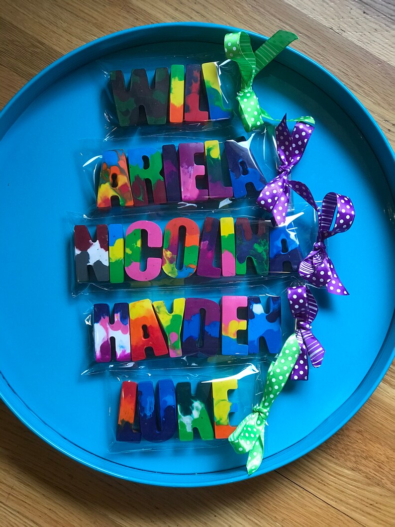 Crayon Letters Creative gift Crayon Name Kids gifts Crayon Phrases Personalized Kids Gift