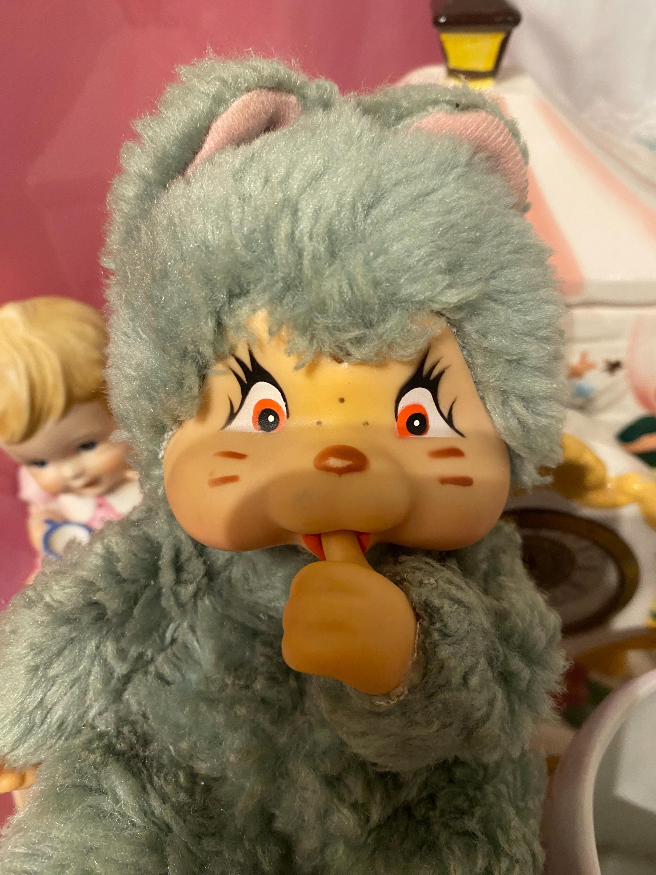 ヴィンテージ 1979年 ニャミー・ワシノ 猫ぬいぐるみ 関口製 指